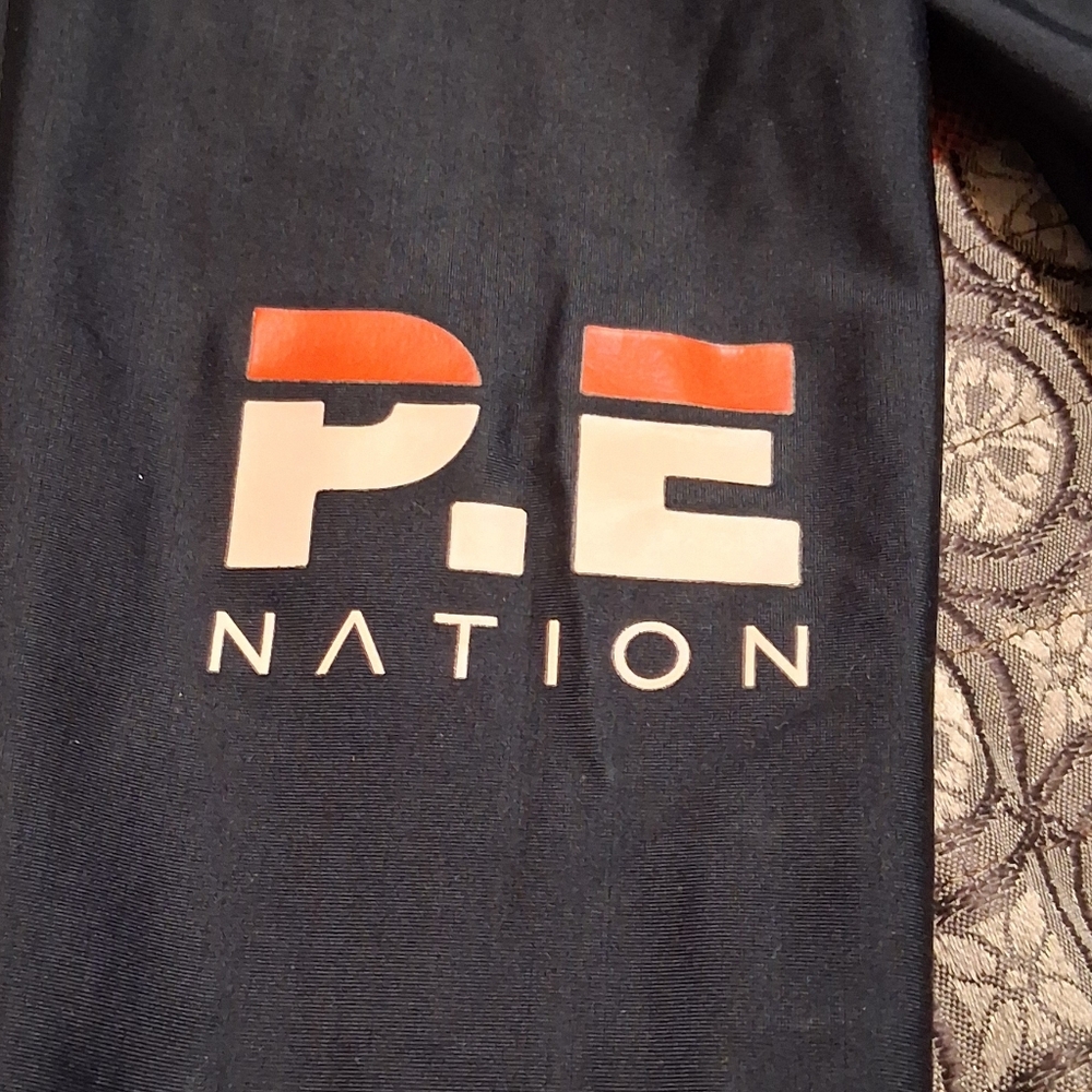 P.E Nation Leggings Sportwear Women Black Athleisure SzS Yoga Gym - Picture 2 of 12